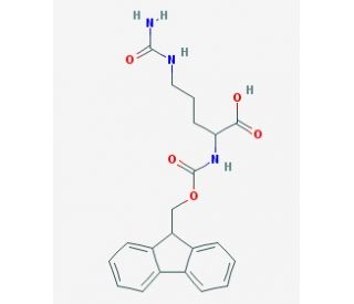 Fmoc-DL-citrulline (CAS 161125-34-4) - chemical structure image