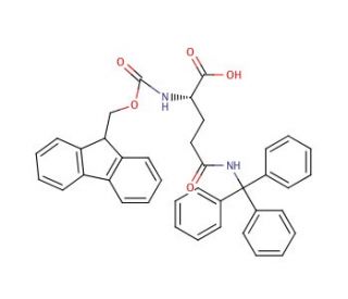 Fmoc-Gln(Trt)-OH (CAS 132327-80-1) - chemical structure image