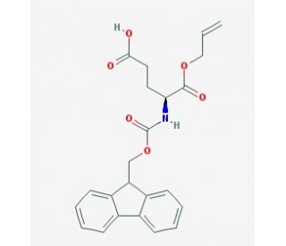 Fmoc-Glu-OAll (CAS 144120-54-7) - chemical structure image