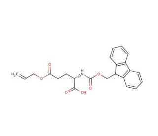 Fmoc-Glu(OAll)-OH (CAS 133464-46-7) - chemical structure image