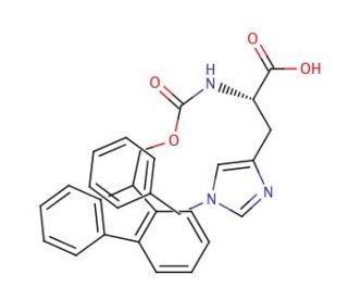 Fmoc-His(Bzl)-OH (CAS 84030-19-3) - chemical structure image