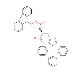 Fmoc-His(Trt)-OH (CAS 109425-51-6) - chemical structure image