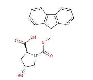 Fmoc-Hyp-OH (CAS 88050-17-3) - chemical structure image