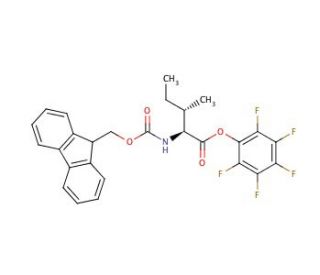 Fmoc-Ile-OPfp (CAS 86060-89-1) - chemical structure image