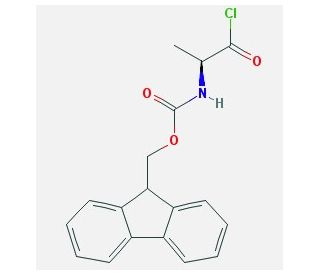 Fmoc-L-alanyl chloride (CAS 103321-50-2) - chemical structure image