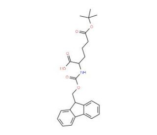 Fmoc-L-alpha-aminoadipic acid delta-tert-butyl ester (CAS 159751-47-0) - chemical structure image