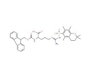 Fmoc-L-Arg(Pmc)-OH (CAS 119831-72-0) - chemical structure image