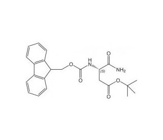 Fmoc-L-Asp(tBu)-NH2 (CAS 171778-09-9) - chemical structure image