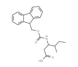 Fmoc-L-beta-HIle-OH (CAS 193954-27-7) - chemical structure image