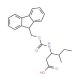 Fmoc-L-beta-homoisoleucine (CAS 193954-27-7) - chemical structure image