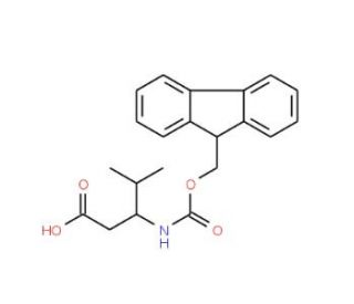Fmoc-L-beta-homovaline (CAS 172695-33-9) - chemical structure image
