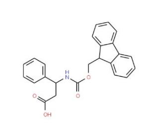 Fmoc-L-beta-phenylalanine (CAS 220498-02-2) - chemical structure image