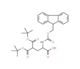 Fmoc-L-Gla(OtBu)2-OH (CAS 111662-64-7) - chemical structure image