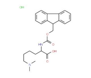 Fmoc-L-Lys(Me2)-OH*HCl (CAS 252049-10-8) - chemical structure image