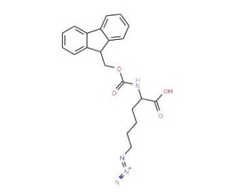 Fmoc-L-Lys(N3)-OH (CAS 159610-89-6) - chemical structure image