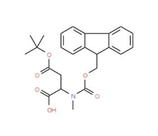 Fmoc-L-MeAsp(tBu)-OH (CAS 152548-66-8) - chemical structure image