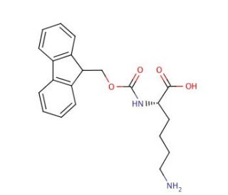 Fmoc-Lys-OH hydrochloride (CAS 139262-23-0) - chemical structure image