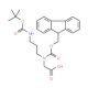 Fmoc-N-(3-Boc-aminopropyl)-Gly-OH (CAS 143192-31-8) - chemical structure image