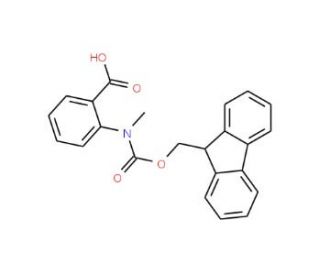 Fmoc-N-methyl-2-aminobenzoic acid (CAS 120467-46-1) - chemical structure image