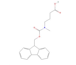 Fmoc-N-methyl-gamma-aminobutyric acid (CAS 221124-57-8) - chemical structure image