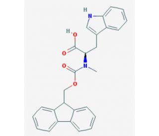 Fmoc-Nalpha-methyl-D-tryptophan - chemical structure image