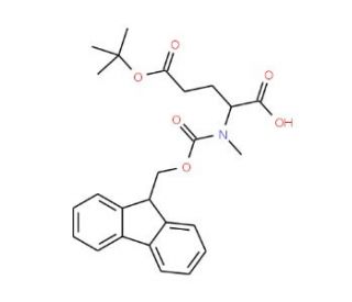 Fmoc-Nalpha-methyl-L-glutamic acid gamma-t-butylester (CAS 200616-40-6) - chemical structure image