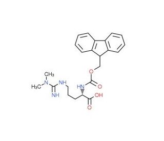 Fmoc-Nw,w-dimethyl-L-arginine (asymmetrical) (CAS 268564-10-9) - chemical structure image