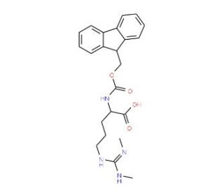 Fmoc-Nw,w-dimethyl-L-arginine (symmetrical) (CAS 823780-66-1) - chemical structure image
