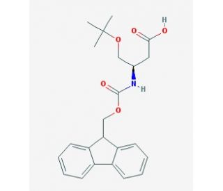 Fmoc-O-t-butyl-L-beta-homoserine (CAS 203854-51-7) - chemical structure image