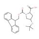 Fmoc-O-tert-butyl-D-4-hydroxyproline (CAS 464193-92-8) - chemical structure image