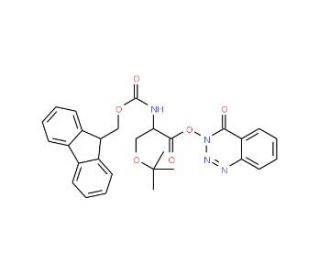 Fmoc-O-tert-butyl-D-serine 3,4-dihydro-3-hydroxy-4-oxo-1,2,3-benzotriazine ester (CAS 201210-27-7) - chemical structure image