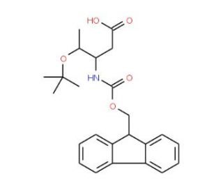 Fmoc-O-tert-butyl-L-beta-homothreonine (CAS 353245-99-5) - chemical structure image