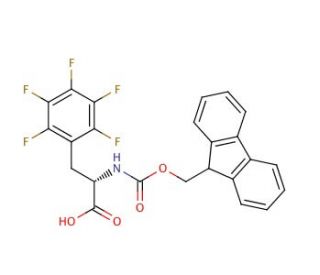 Fmoc-pentafluoro-L-phenylalanine (CAS 205526-32-5) - chemical structure image