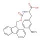 Fmoc-Phe(3-CN)-OH (CAS 205526-36-9) - chemical structure image