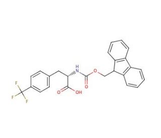 Fmoc-Phe(4-CF3)-OH (CAS 247113-86-6) - chemical structure image