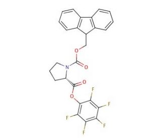 Fmoc-Pro-OPfp (CAS 86060-90-4) - chemical structure image