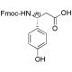 Fmoc-(R)-3-amino-3-(4-hydroxyphenyl)propionic acid (CAS 511272-36-9) - chemical structure image