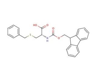 Fmoc-S-benzyl-D-cysteine - chemical structure image