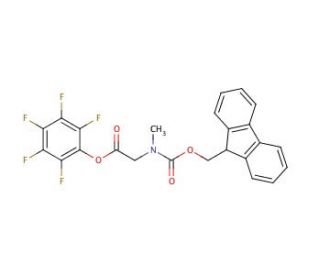 Fmoc-Sar-OPfp (CAS 159631-29-5) - chemical structure image