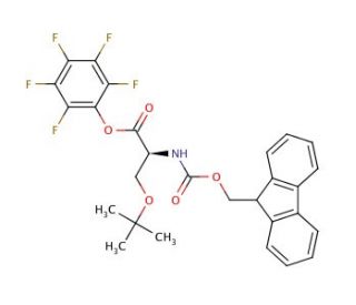 Fmoc-Ser(tBu)-OPfp (CAS 105751-13-1) - chemical structure image