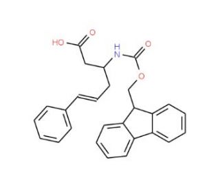 Fmoc-styryl-L-beta-homoalanine (CAS 270596-45-7) - chemical structure image