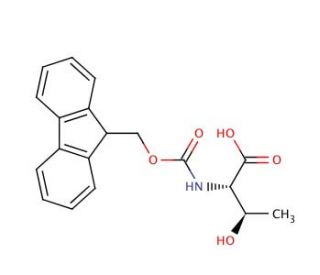 Fmoc-Thr-OH monohydrate (CAS 73731-37-0) - chemical structure image
