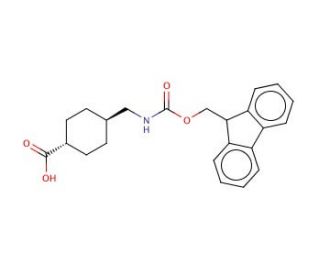Fmoc-tranexamic acid (CAS 167690-53-1) - chemical structure image