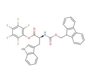 Fmoc-Trp-OPfp (CAS 86069-87-6) - chemical structure image