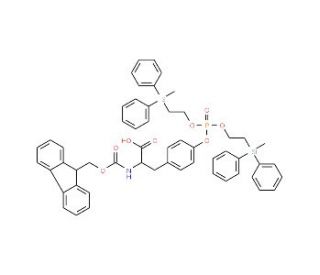 (Fmoc-Tyr(PO3(2-(methyldiphenylsilyl)ethyl)2)-OH) (CAS 158817-11-9) - chemical structure image