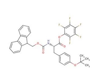 Fmoc-Tyr(tBu)-OPfp (CAS 86060-93-7) - chemical structure image