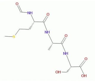 For-Met-Ala-Ser-OH (CAS 17351-32-5) - chemical structure image