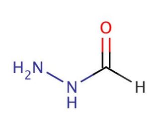 Formic hydrazide (CAS 624-84-0) - chemical structure image
