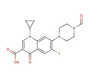 Formyl Ciprofloxacin (CAS 93594-39-9) - chemical structure image
