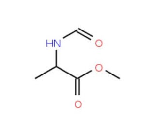 Formyl-L-alanine methyl ester (CAS 32221-83-3) - chemical structure image